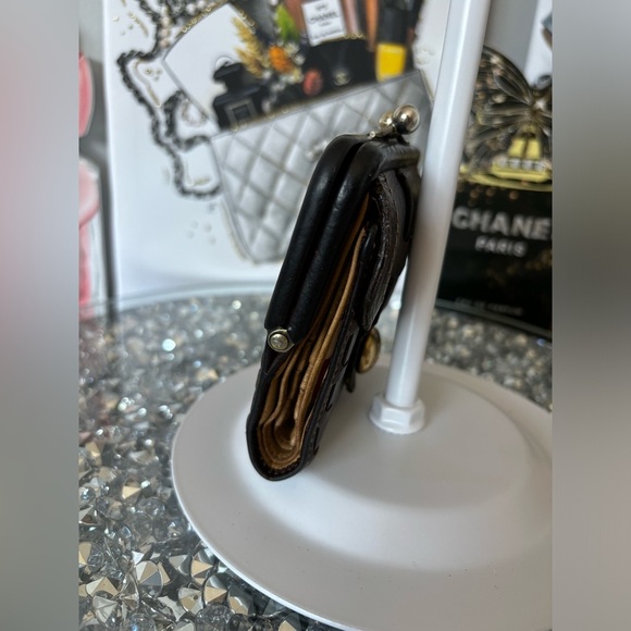 Coach vintage 65th Anniversary legacy Vachetta Woven Kisslock Wallet - Picture 5 of 10